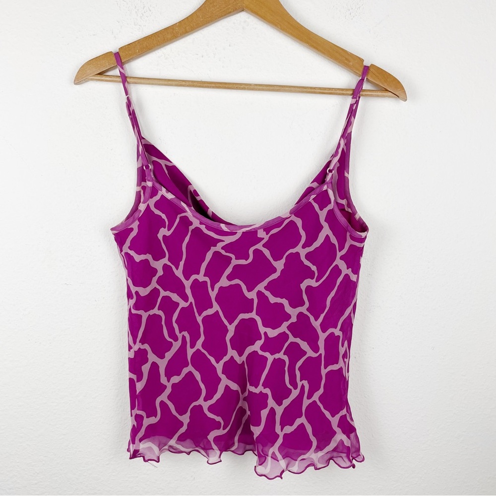 Vintage Y2K Bebe Silk Tank Top Blouse - Picture 2 of 5